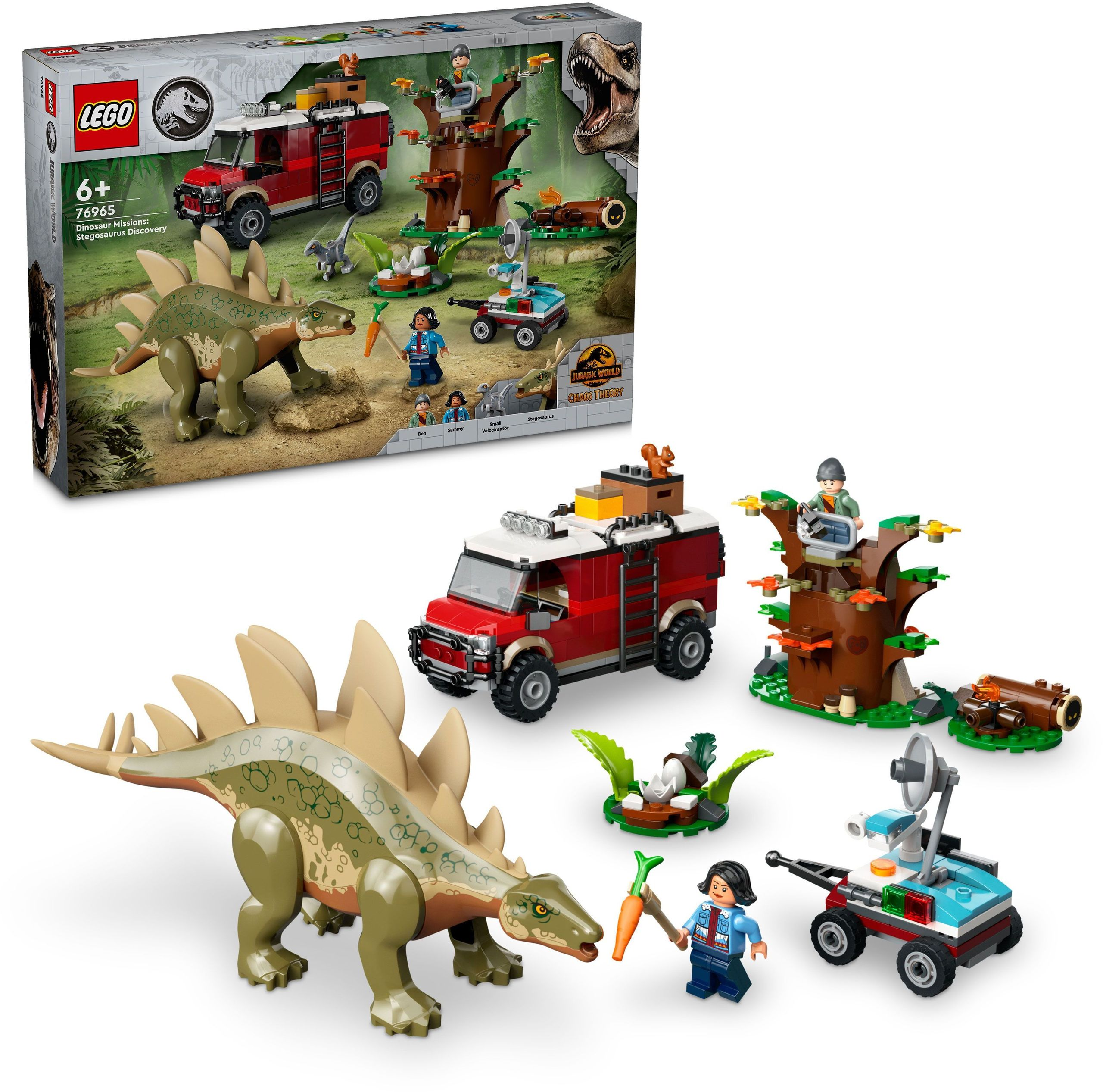 Конструктор LEGO 76965 Jurassic World Миссии динозавров: Находка стегозавра фото 38