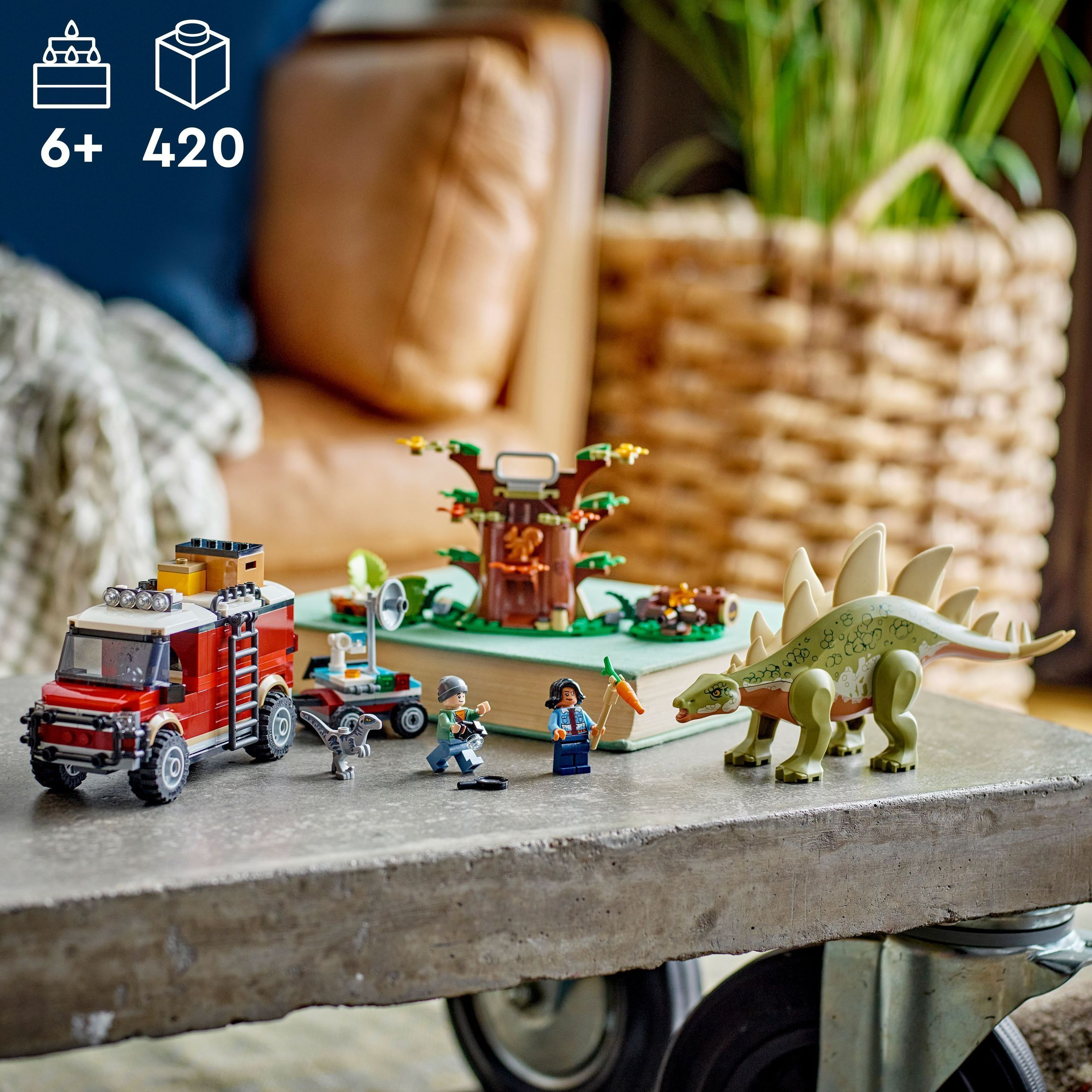 Конструктор LEGO 76965 Jurassic World Місії динозаврів: Знахідка стегозаврафото31