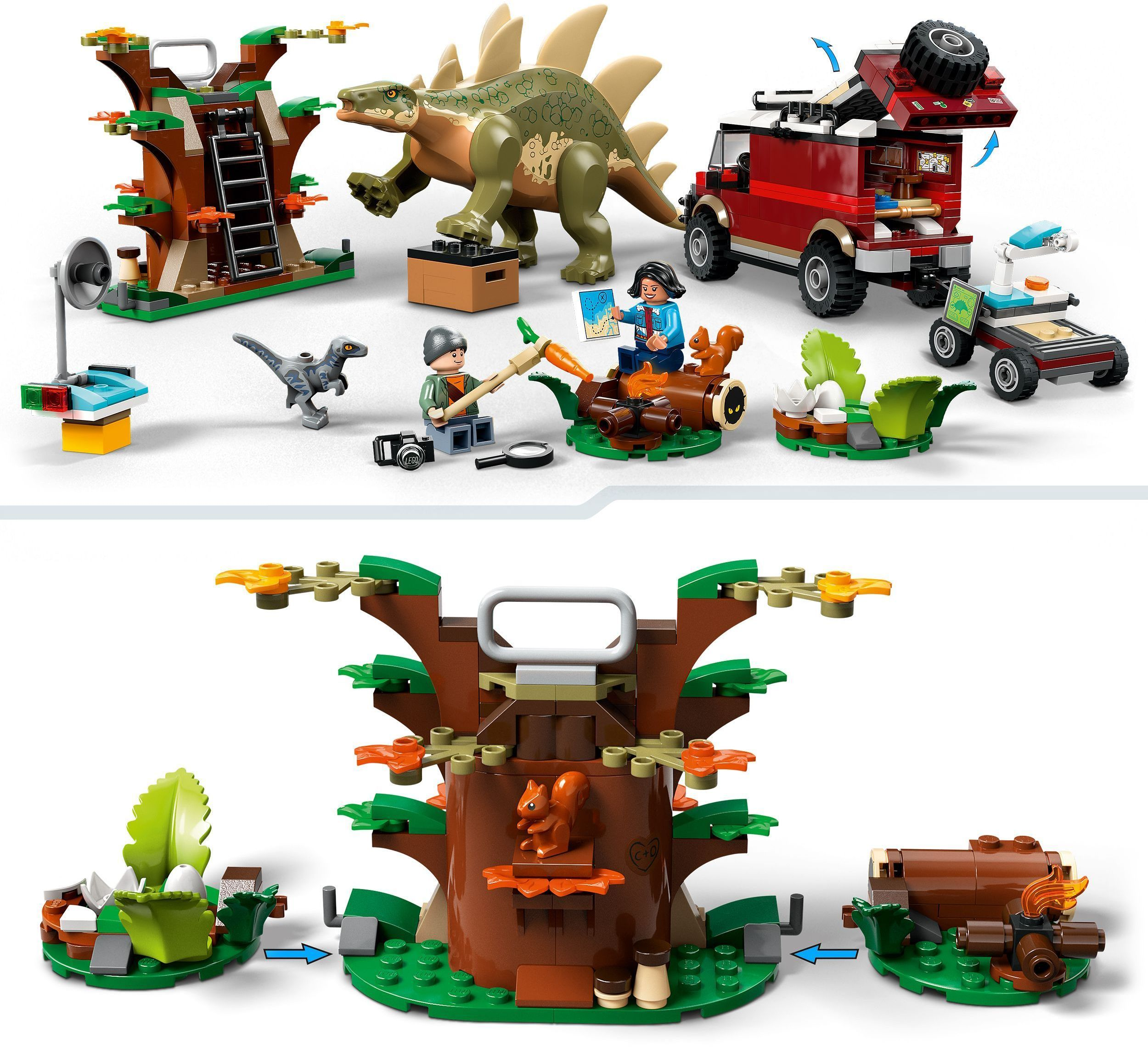 Конструктор LEGO 76965 Jurassic World Миссии динозавров: Находка стегозавра фото 7