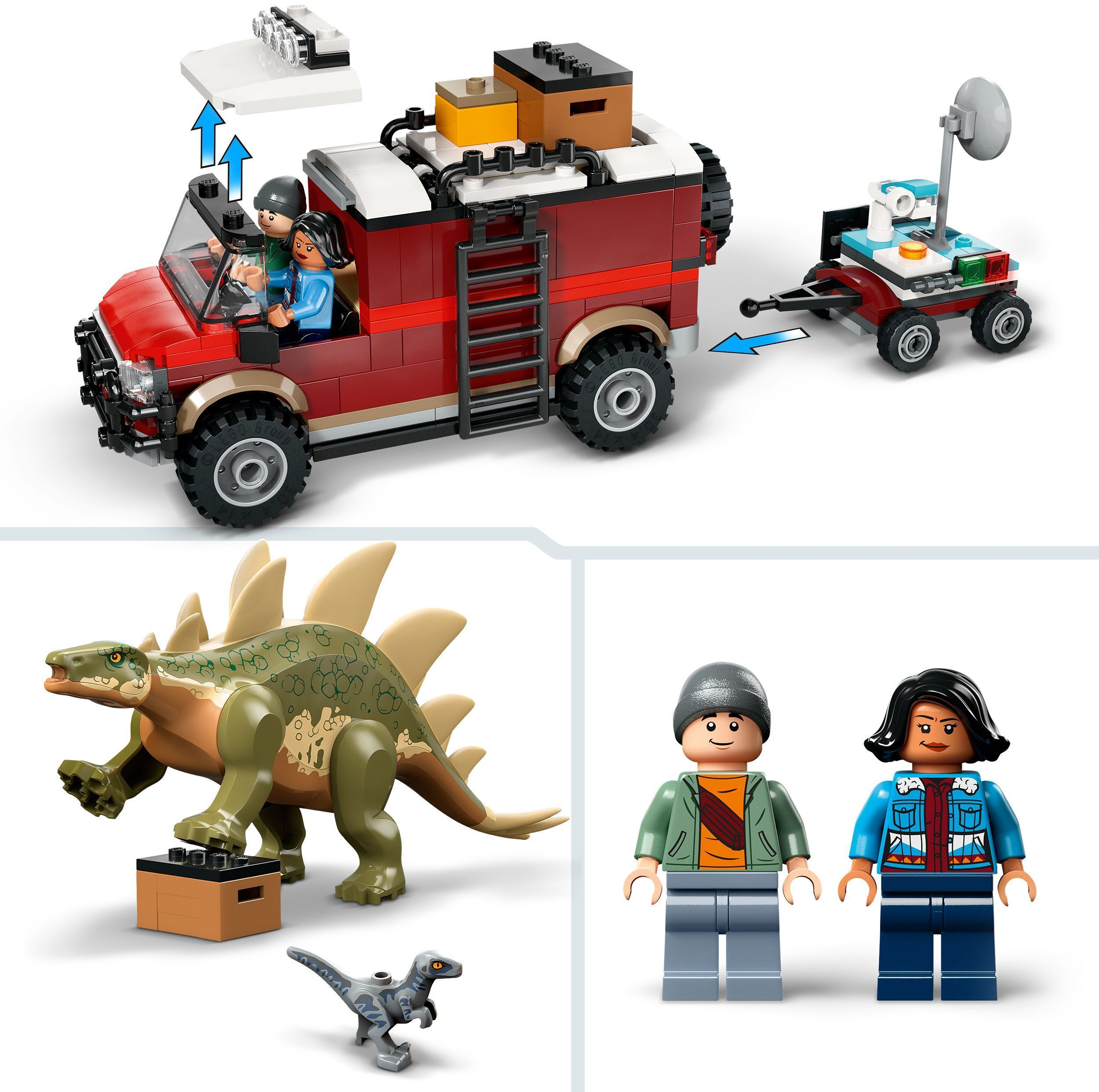 Конструктор LEGO 76965 Jurassic World Миссии динозавров: Находка стегозавра фото 8