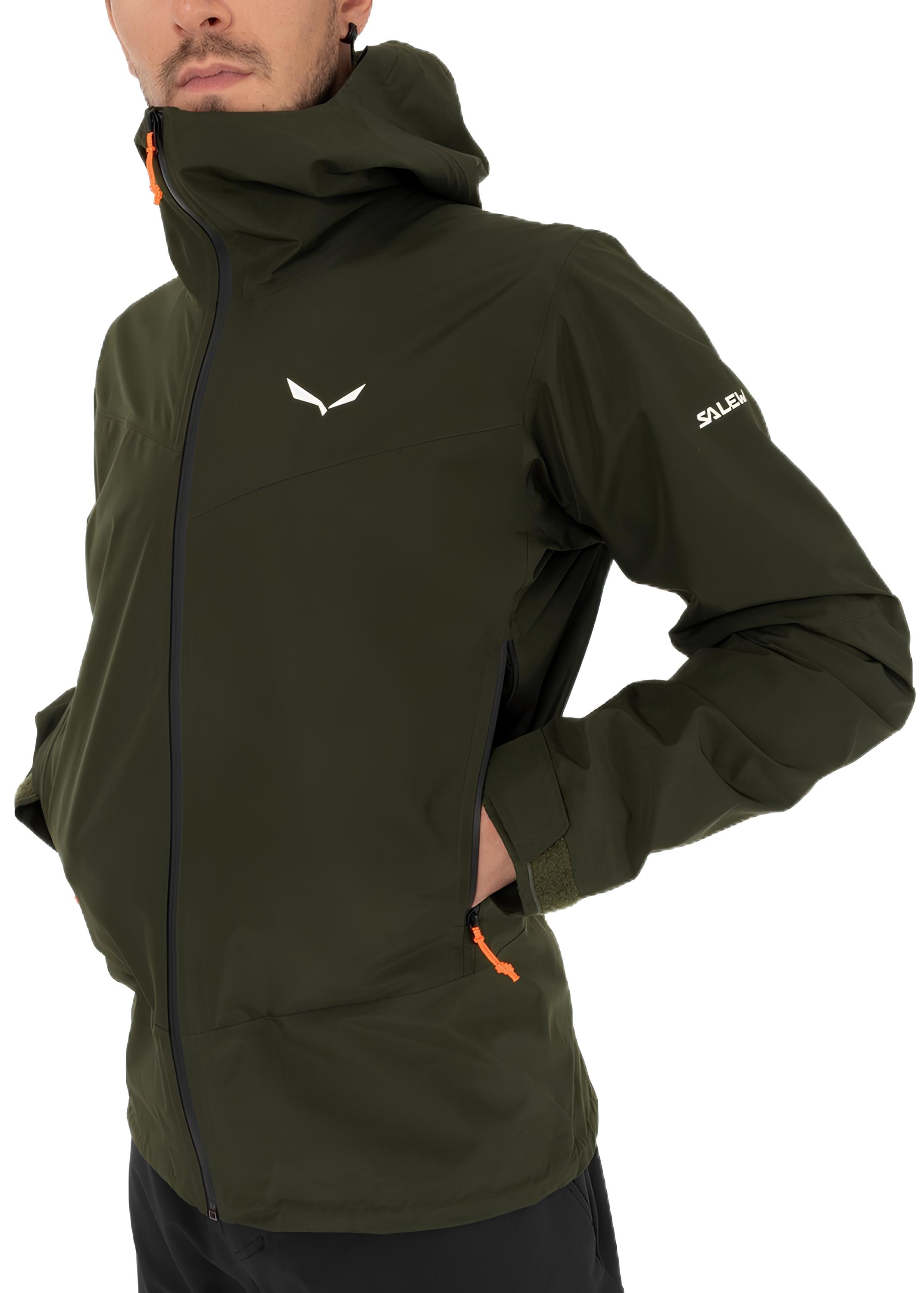 Куртка чоловіча Salewa Puez GTX PacLite M Jacket 28476 5281 46/S темно-оливковийфото4