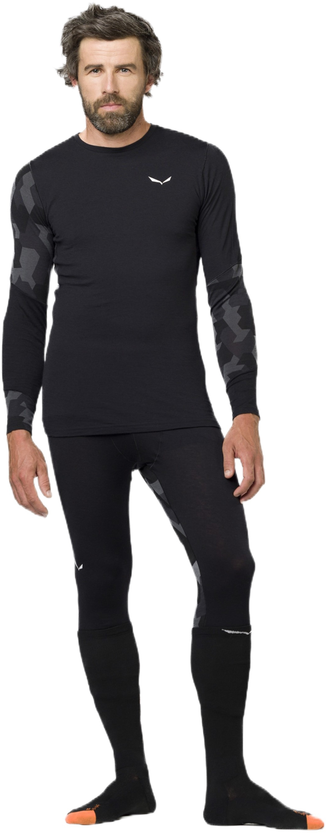 Термоштани чоловічі Salewa Cristallo Warm AMR M 3/4 Tight 28209 0910 50/L чорнийфото7