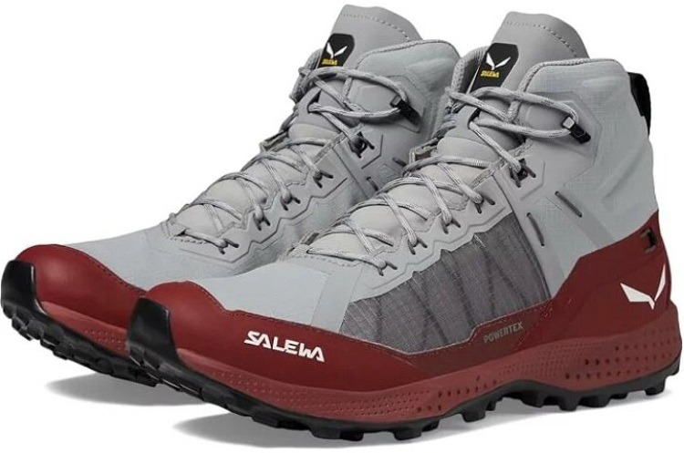 Ботинки женские Salewa Pedroc Pro Mid PTX W 61419 0515 40 серый/бордовый фото 2