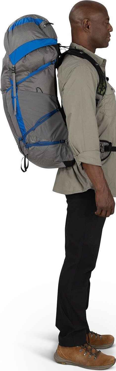 Рюкзак Osprey Exos Pro 55 dale grey/agam blue S/M сірийфото6