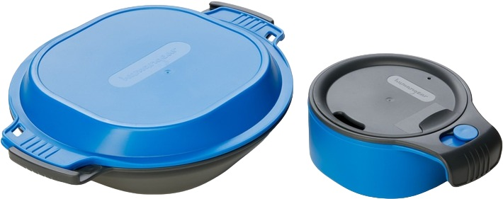 Набор посуды Humangear GoKit Deluxe (7-tool) Mess Kit charcoal/blue фото 4