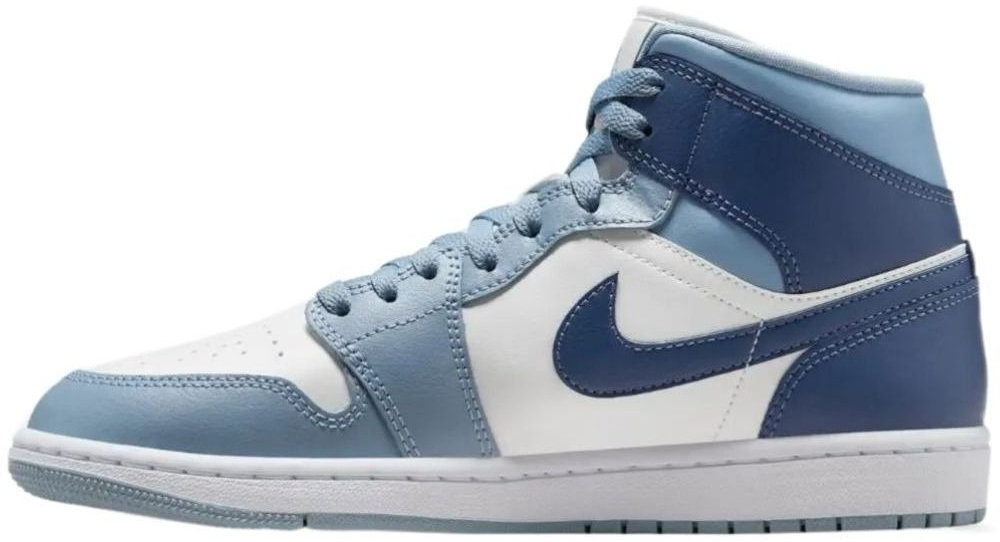 Кеды женские Nike Air Jordan 1 Mid BQ6472-140 40 (8.5 US) бело-голубые фото 2