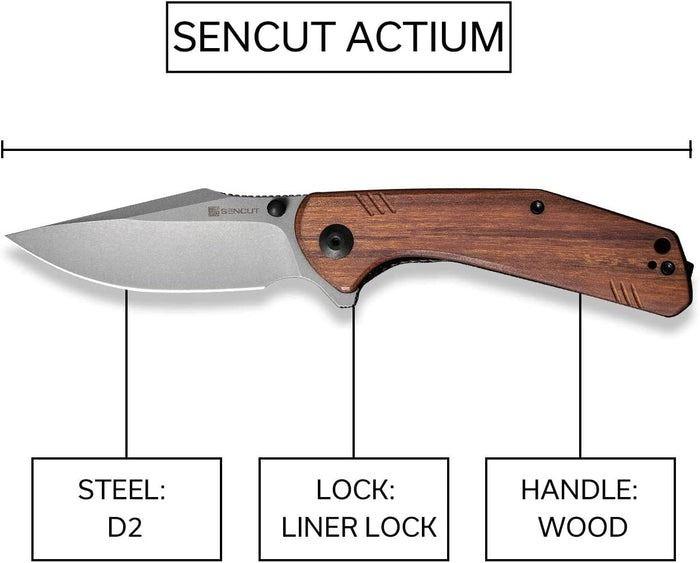 Ніж складаний Sencut Actium SA02Fфото8