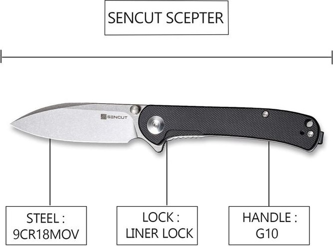 Ніж складаний Sencut Scepter SA03Bфото9