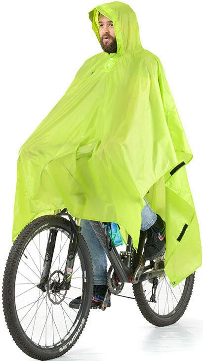 Пончо-дождевик 3 в 1 Naturehike NH17D003-M, 20D, зеленый фото 6