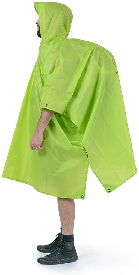Пончо-дождевик 3 в 1 Naturehike NH17D003-M, 20D, зеленый фото 4