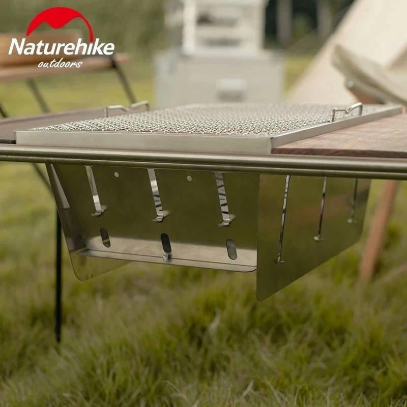 Гриль портативный Naturehike Picnic BBQ Grill NH20CJ006, р-р L, сталь фото 5