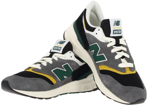 Кроссовки мужские New Balance 997R U997RRA 44 (10 US) серые/зеленые фото 5