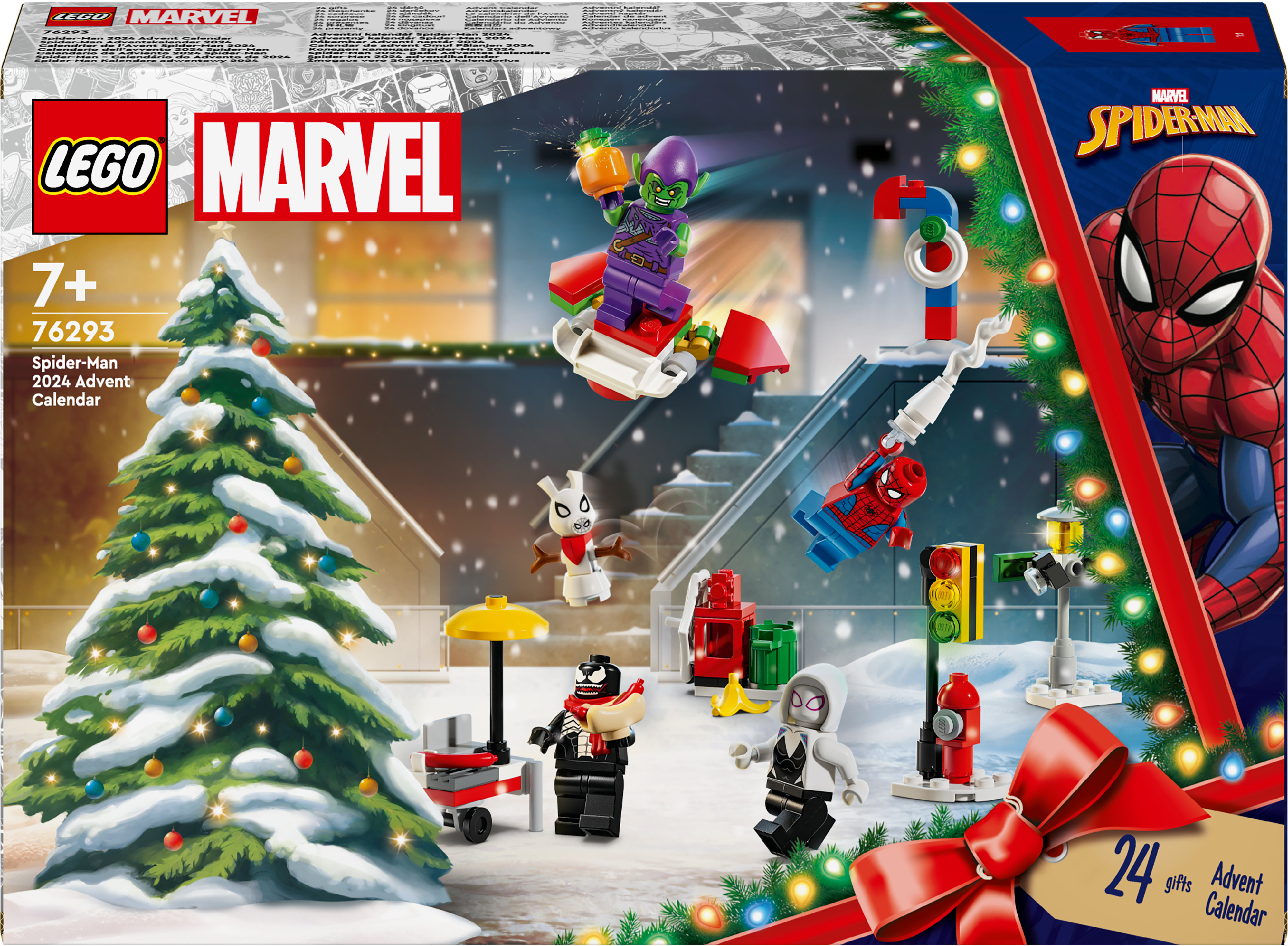 Конструктор LEGO 76293 Marvel Новорічний календар на 2024 рік Людина-Павукфото2