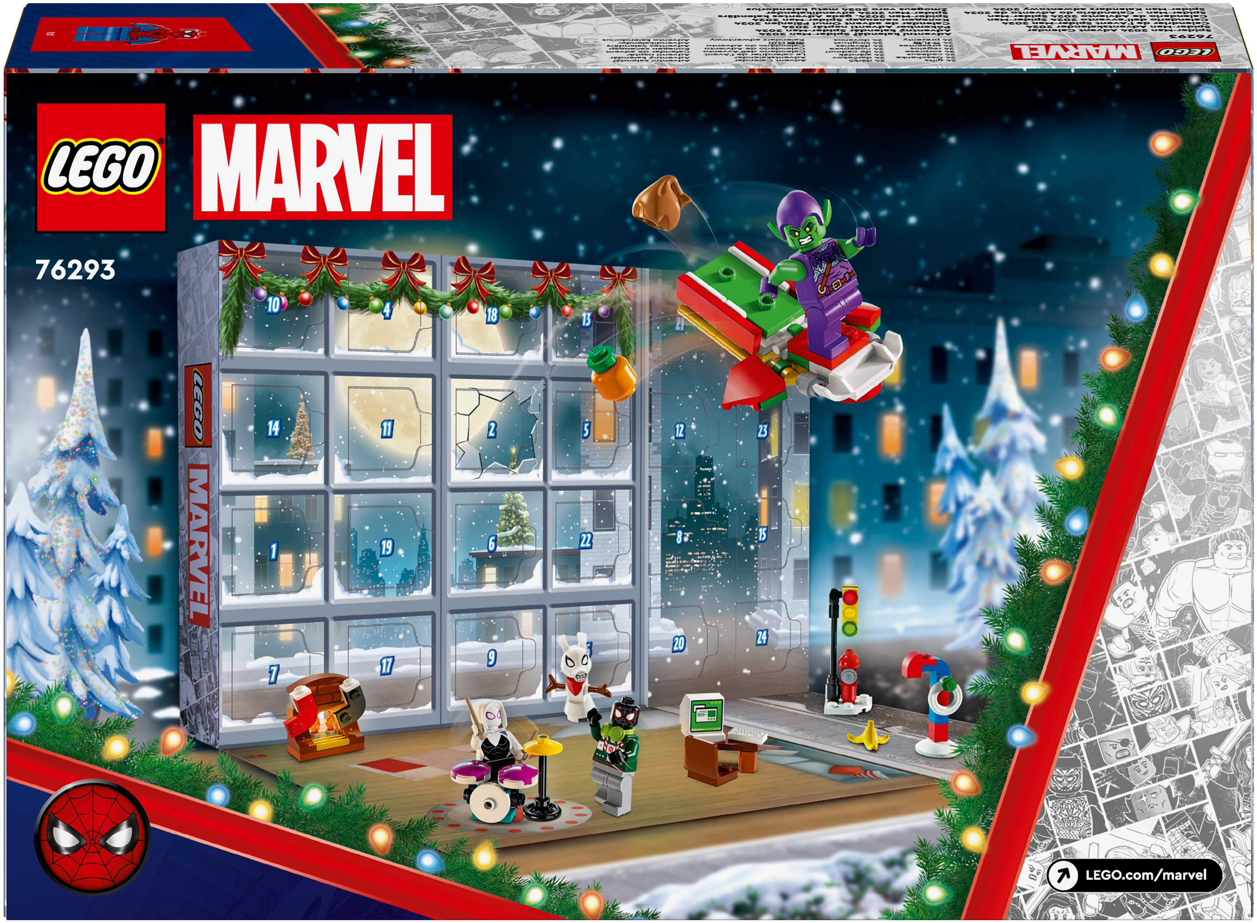 Конструктор LEGO 76293 Marvel Новогодний календарь на 2024 год Человек-Паук фото 40