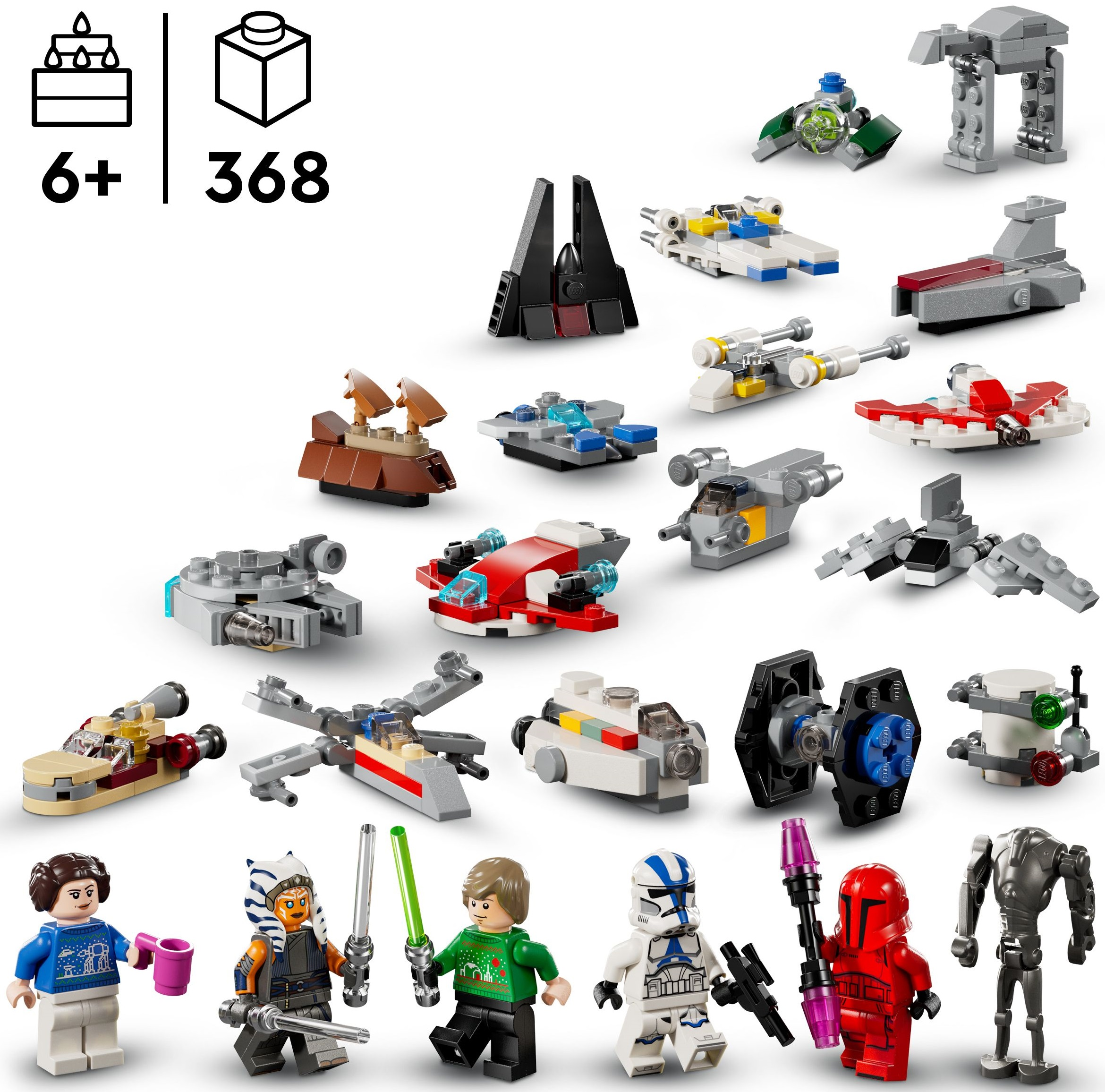 Конструктор LEGO 75395 Star Wars Рождественский календарь 2024 фото 5