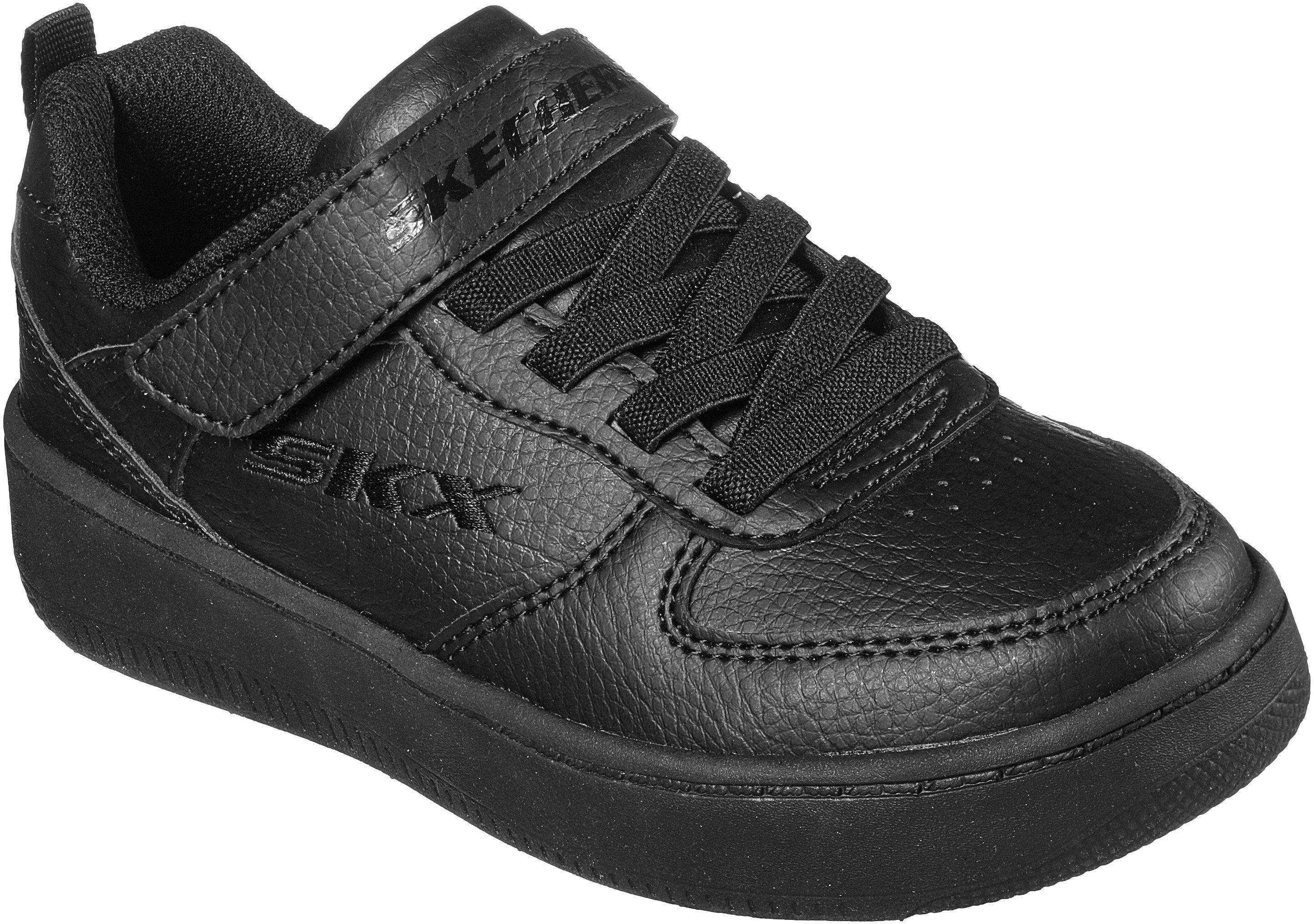 Кеди підліткові для хлопчиків Skechers SPORT COURT 92 405697L BBK 32 (1 US) чорніфото3