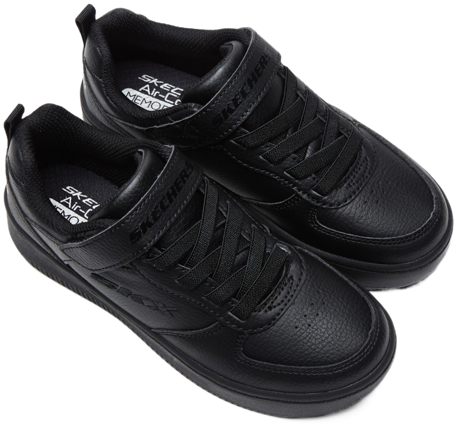 Кеди підліткові для хлопчиків Skechers SPORT COURT 92 405697L BBK 32 (1 US) чорніфото4