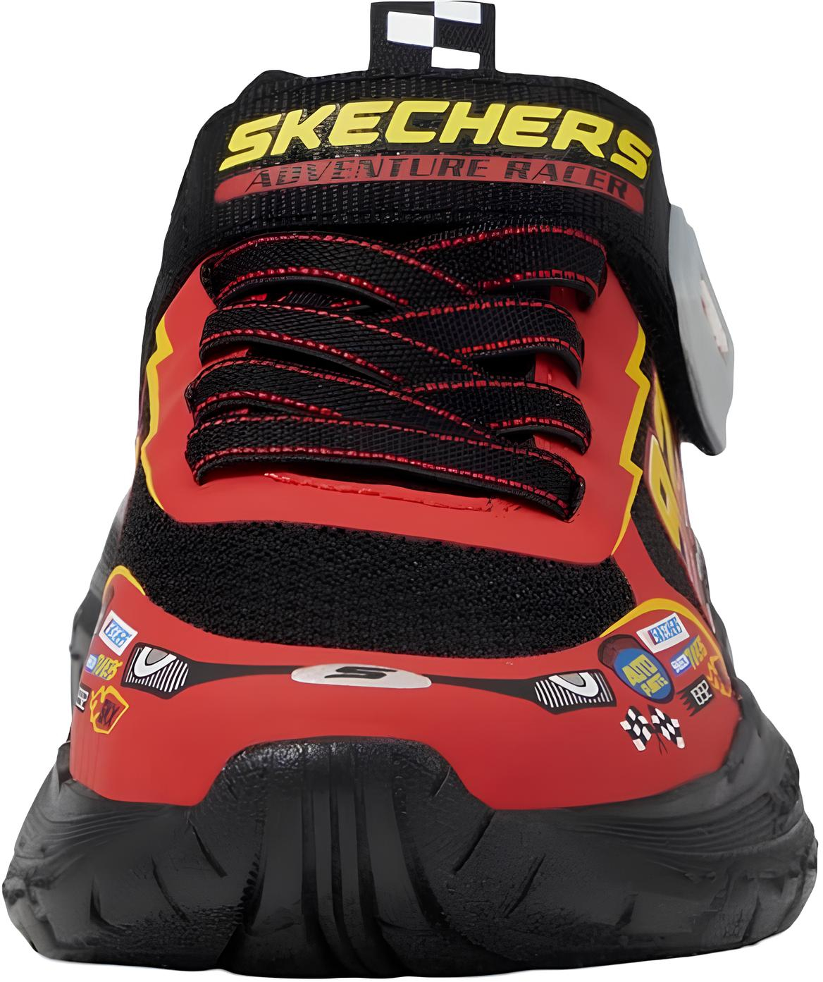 Кроссовки подростковые для мальчиков Skechers Skech Tracks 402303L BKRD 32 (1 US) черные фото 4