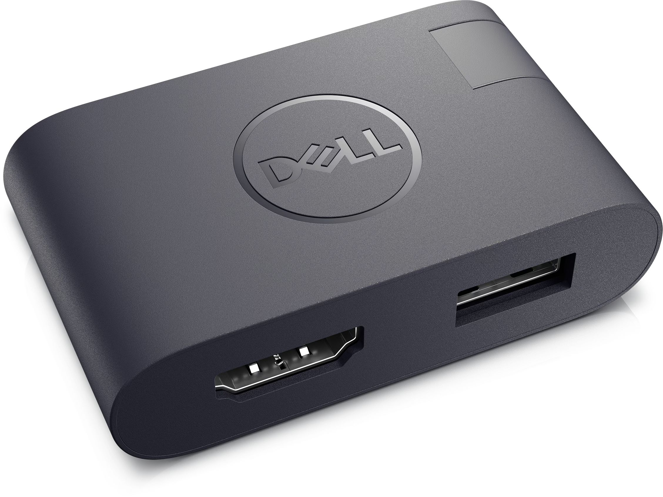 Адаптер Dell USB-C to HDMI 2.0/ USB-A 3.0 - DA20 (470-BCKQ) фото 3