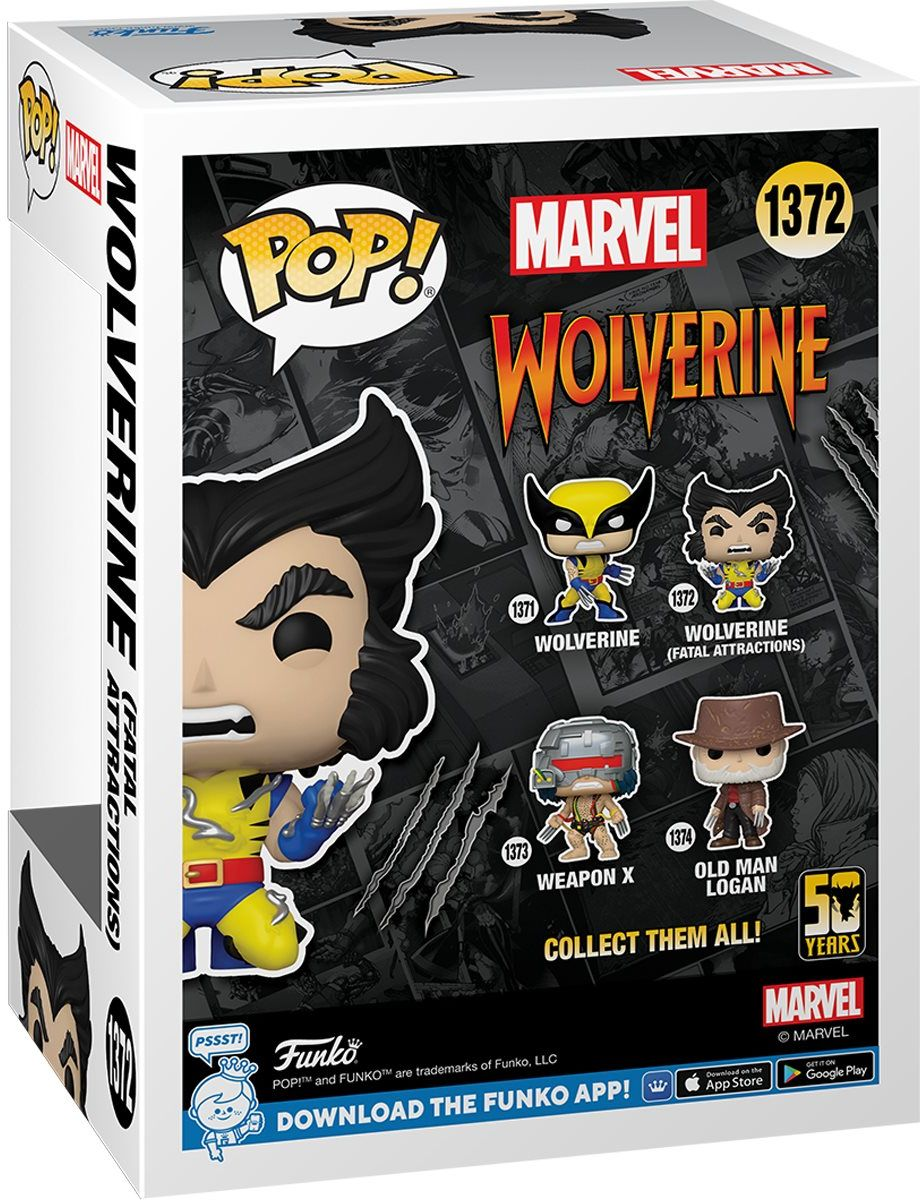 Коллекционная фигурка Funko POP! Marvel: Wolverine 50th - Ultimate Wolverine w/ Adamantium (5908305247777) фото 3