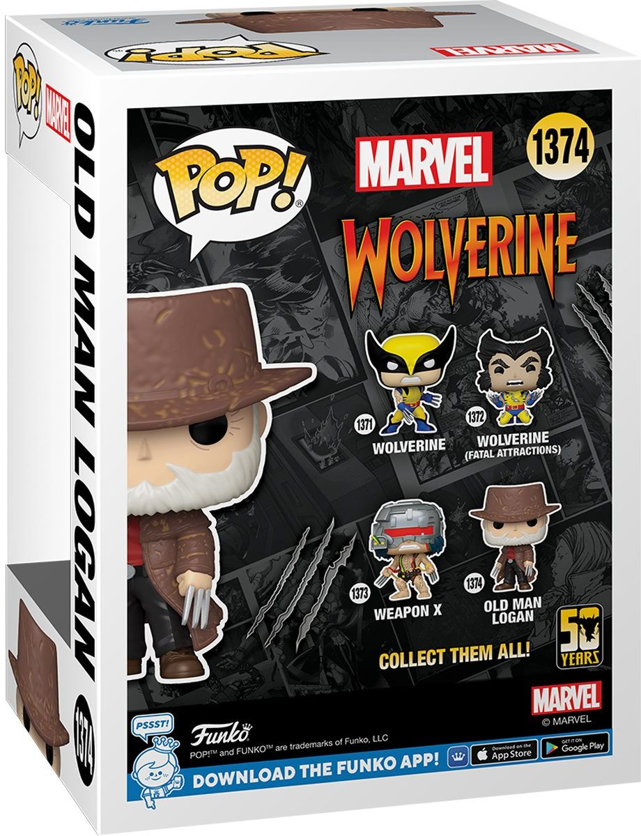 Коллекционная фигурка Funko POP! Marvel: Wolverine 50th - Ultimate Old Man Logan (5908305247739) фото 3