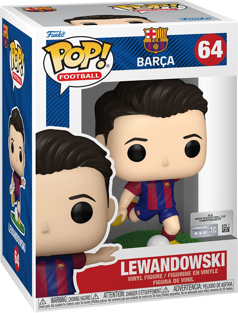 Колекційна фігурка Funko POP! Football: FC Barcelona – Lewandowski (5908305247234)фото2