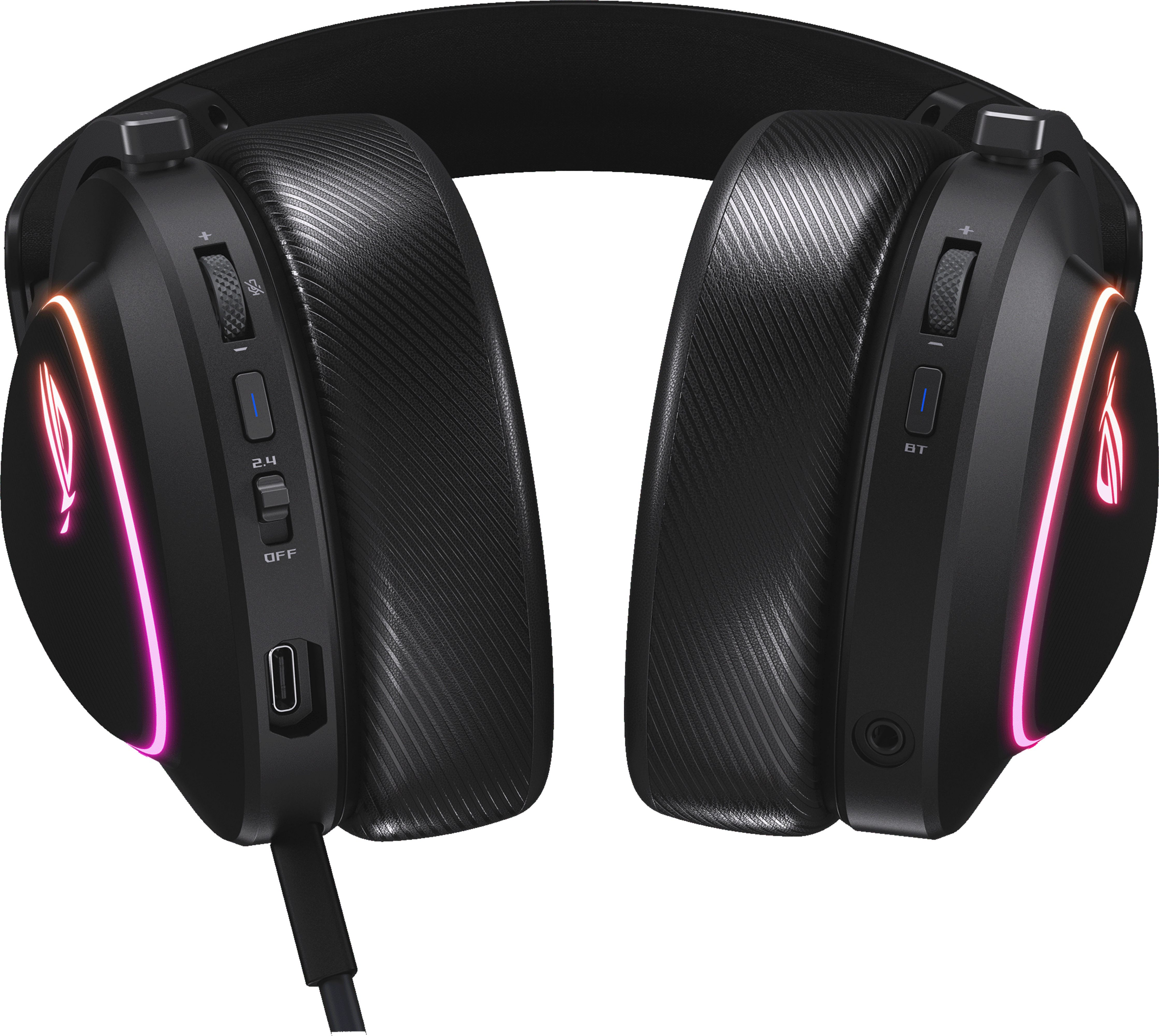 Ігрова гарнітура ASUS ROG Delta II Wireless Black (90YH03W0-BHUA00)фото5