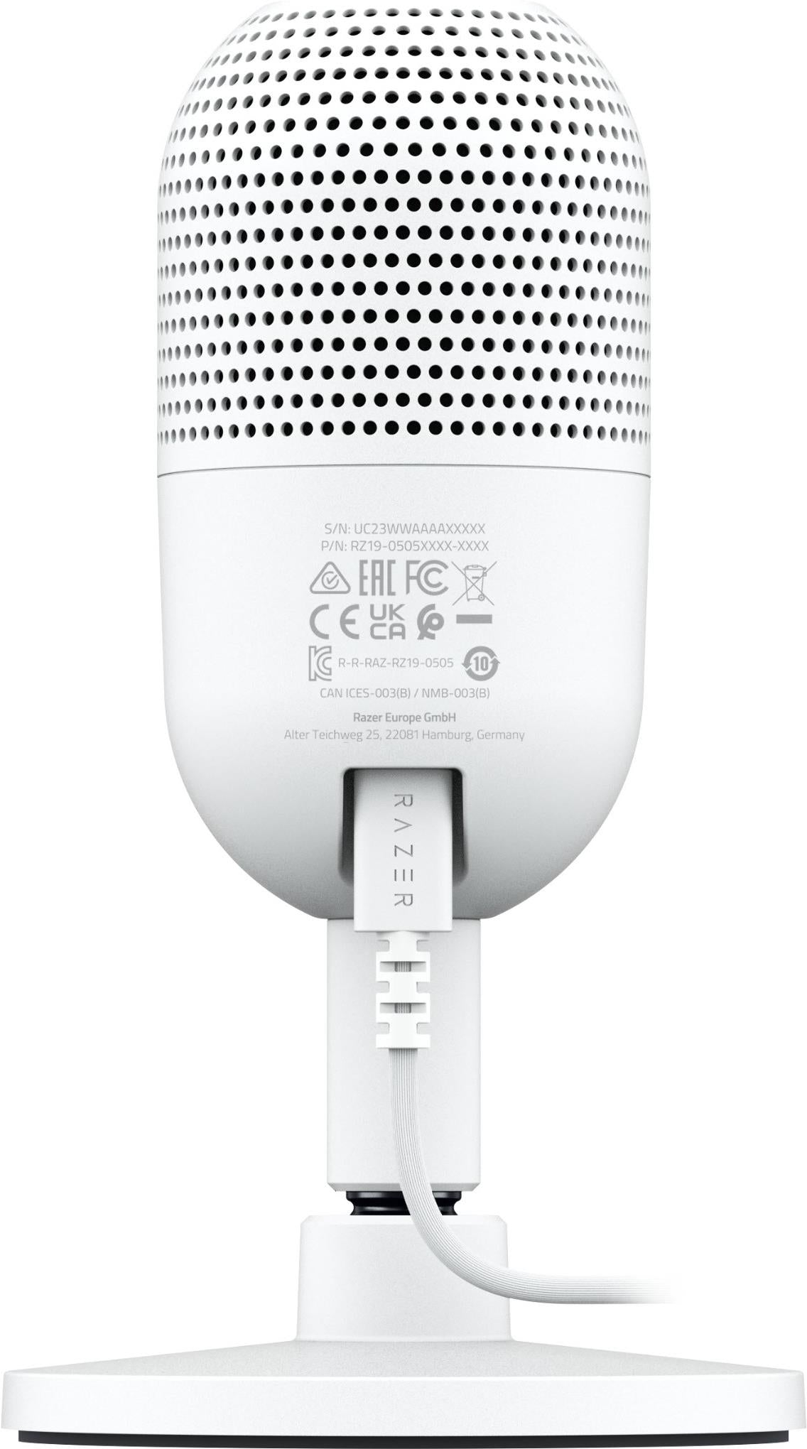 Мікрофон Razer Seiren V3 Mini White (RZ19-05050300-R3M1)фото3