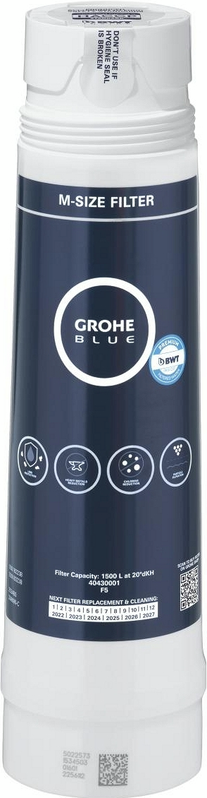 Фильтр Grohe Blue M-размер для водных систем, белый (40430001) фото 3