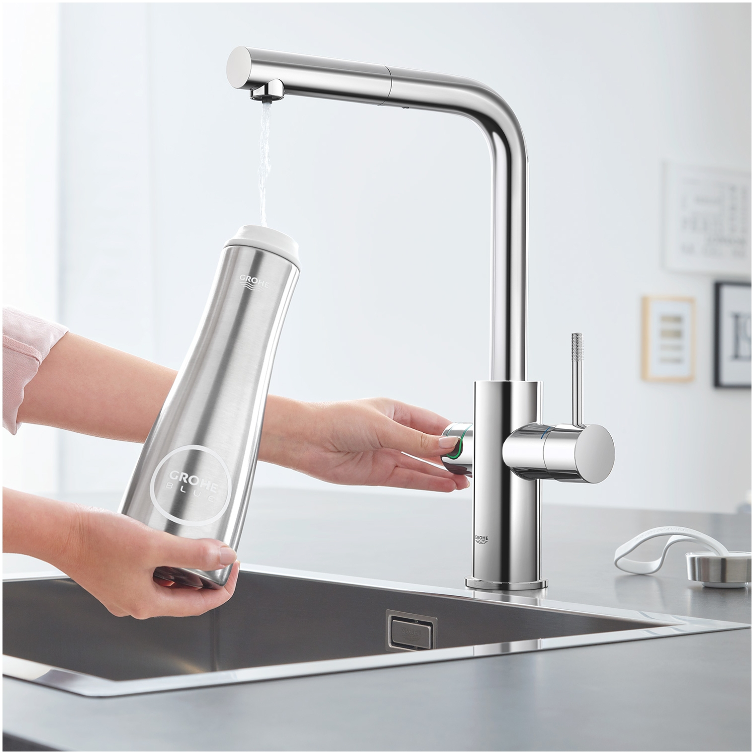 Смеситель для кухни Grohe Blue Home (31539000) фото 6