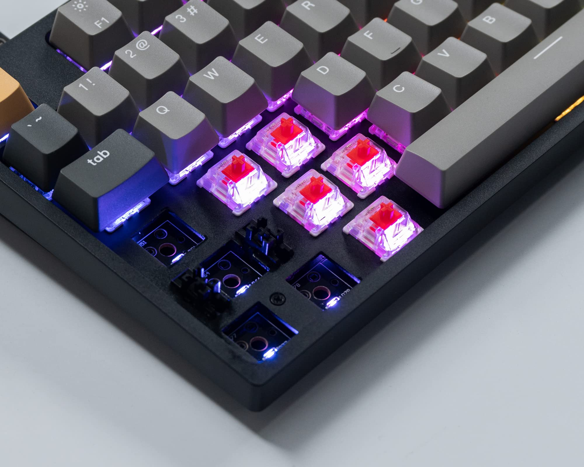 Клавіатура Keychron C1 Pro 87 Key QMK/VIA K pro Red Hot-swap EN/UKR RGB Black (C1PM1_KEYCHRON)фото4