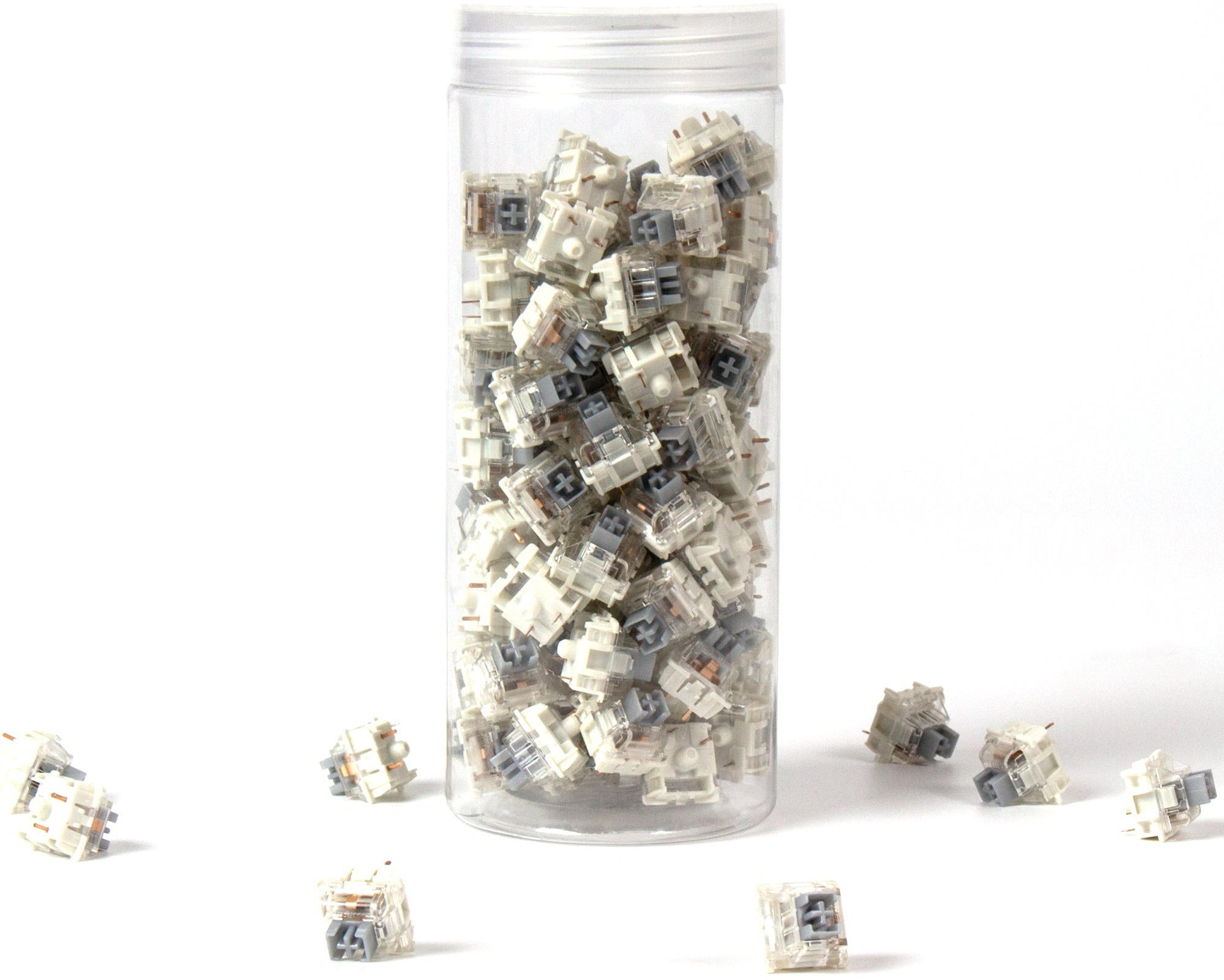 Набір механічних перемикачів Keychron Gateron G Pro Silver,Two-Stage Spring, 110 штфото