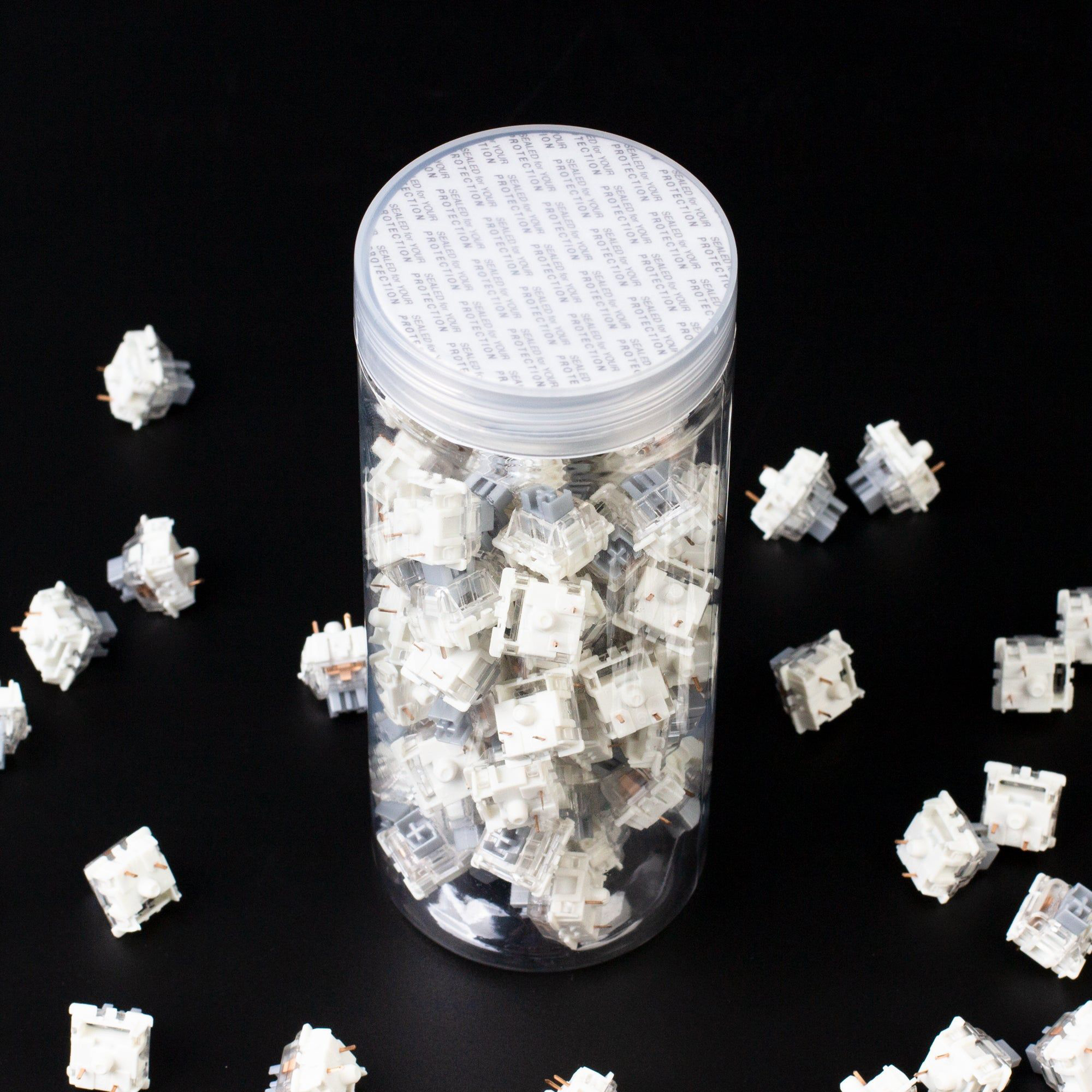 Набір механічних перемикачів Keychron Gateron G Pro Silver,Two-Stage Spring, 110 штфото