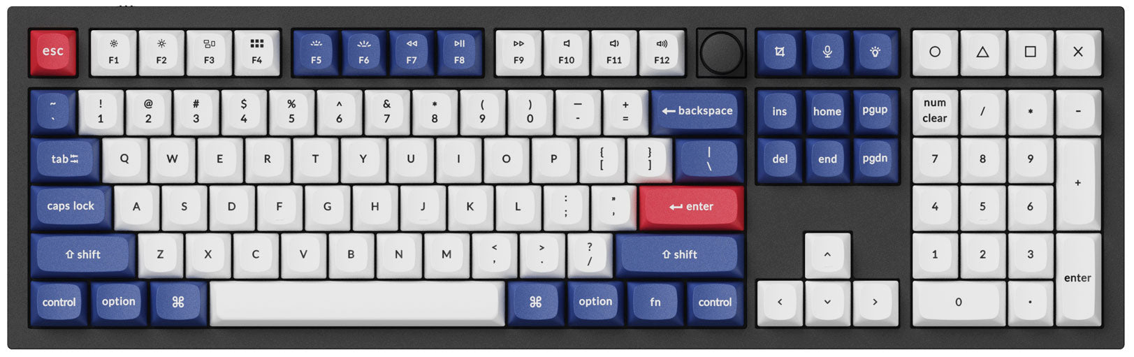 Набор кейкапов Keychron Double Shot OSA PBT, 141 шт, белый фото 4