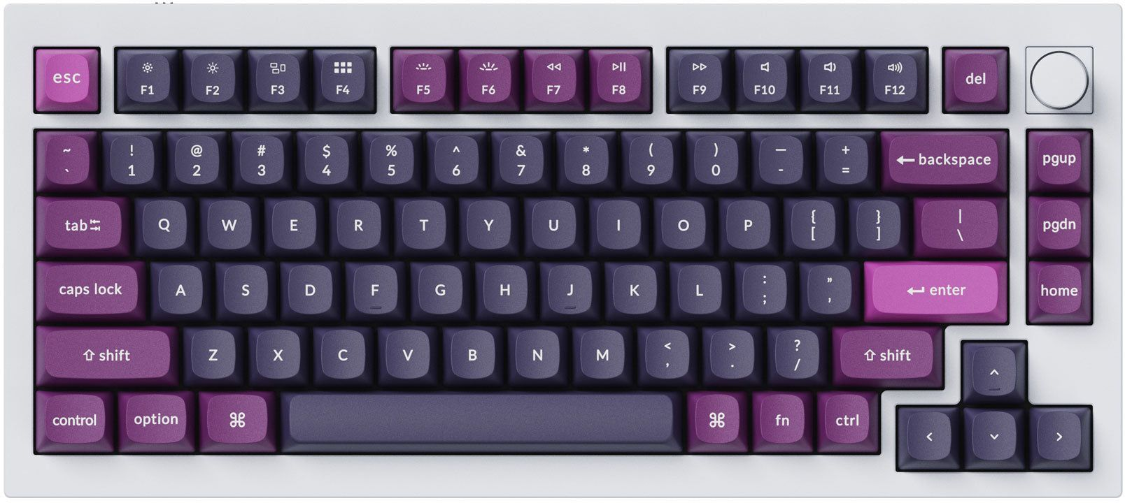 Набір кейкапів Keychron Double Shot OSA PBT, 141 шт, фіолетовийфото4