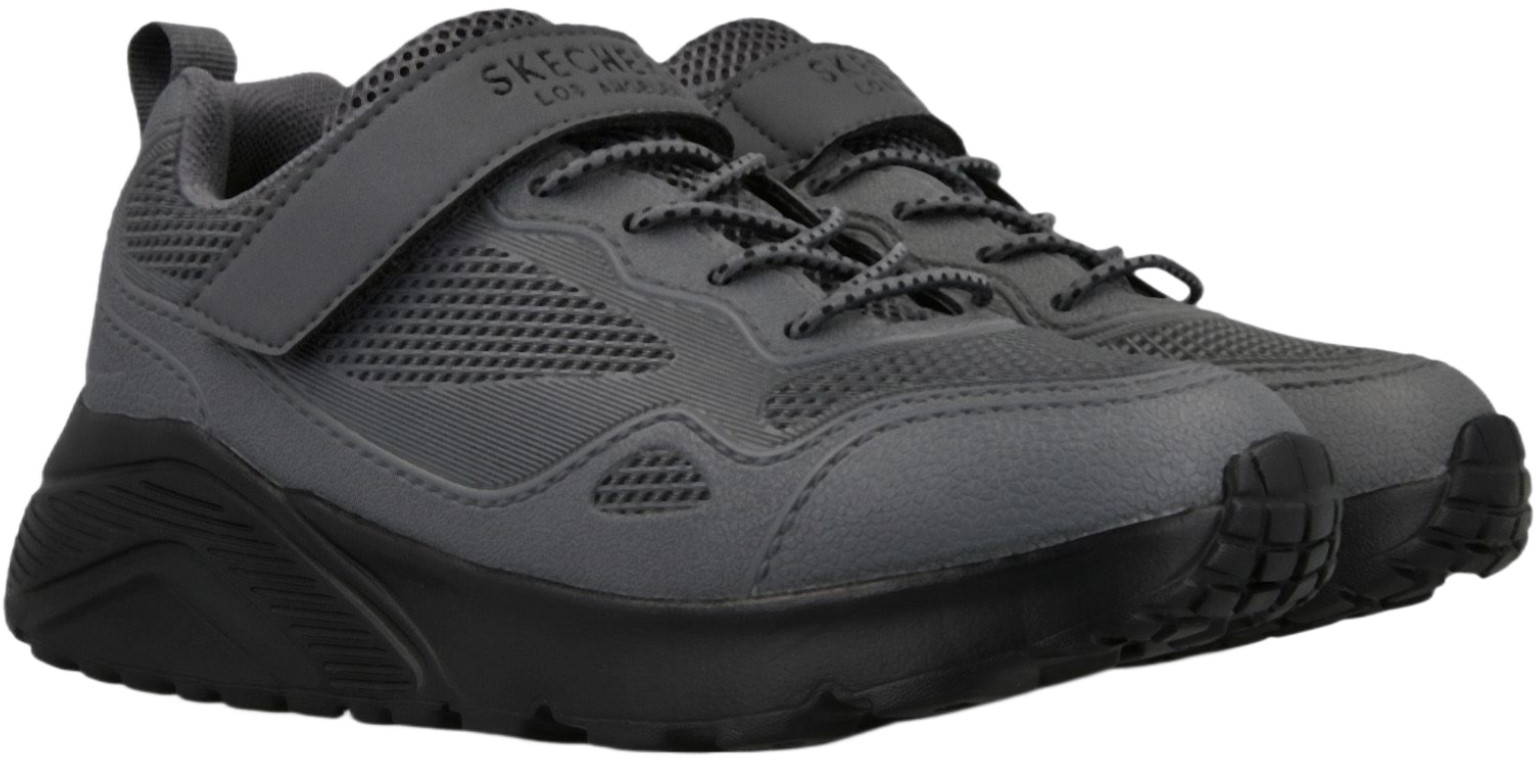 Кроссовки подростковые для мальчиков Skechers Uno Lite - Worlo 403651L CHAR 32 (1 US) серые фото 3