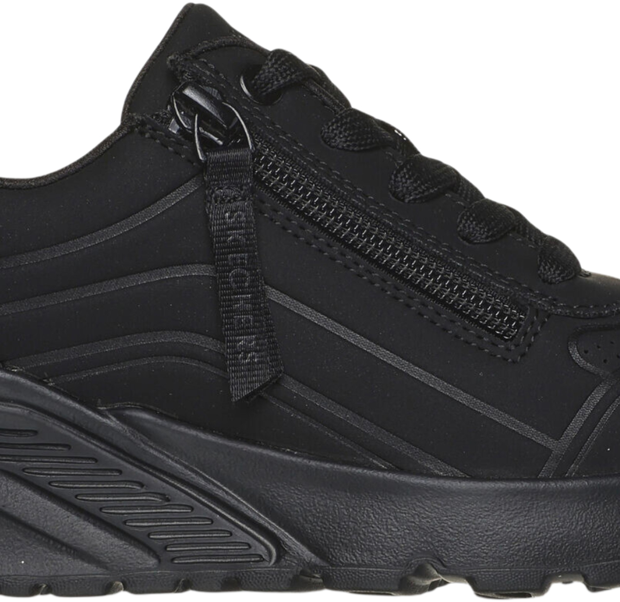 Кроссовки подростковые для девочек Skechers Uno Lite - Easy Zip 310387L BBK 36 (4 US) черные фото 5