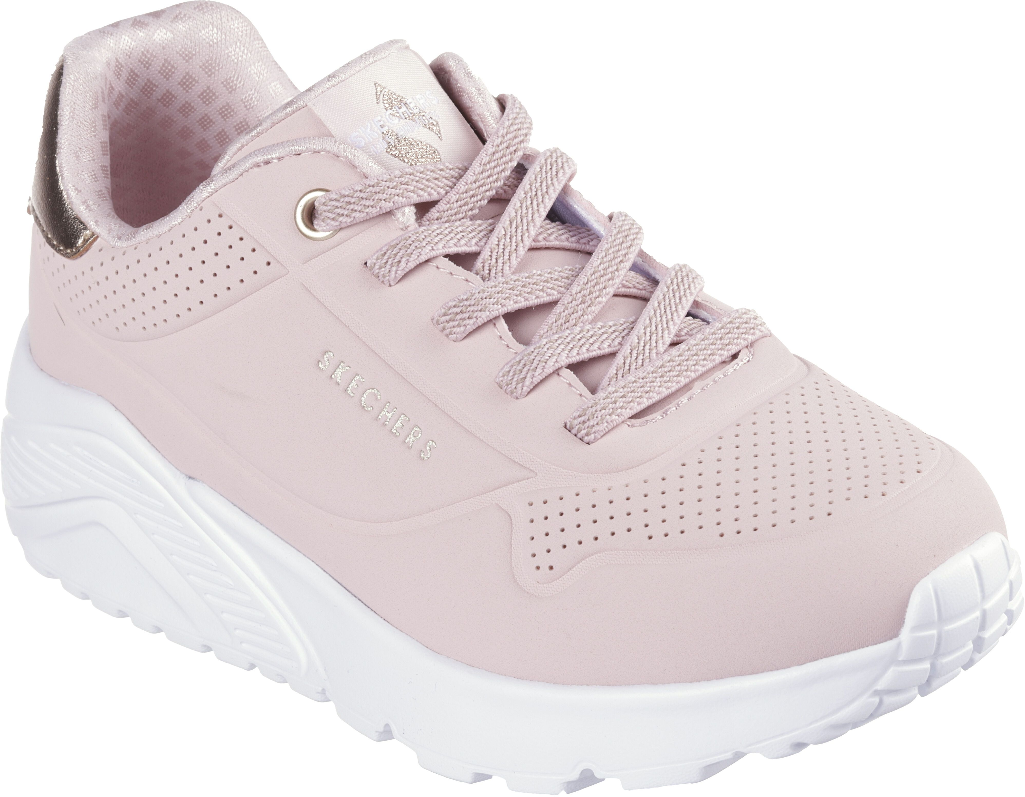 Кроссовки подростковые для девочек Skechers Uno Lite 310384L MVE 32 (1 US) розовые фото 3