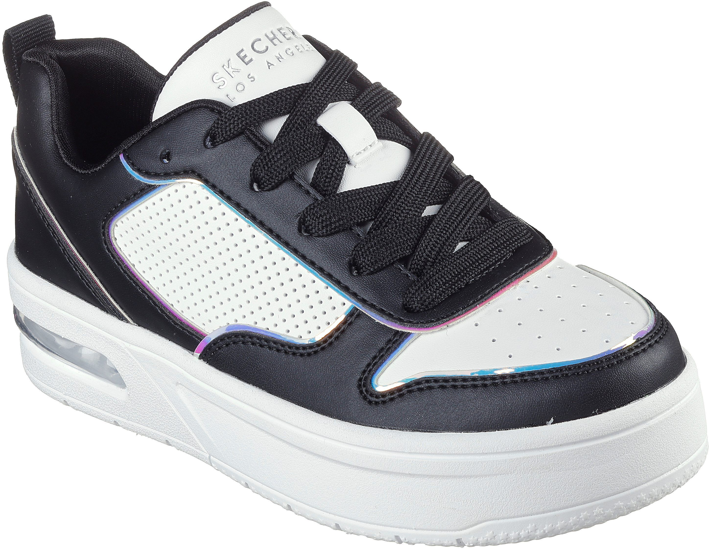 Кеди підліткові для дівчаток Skechers Court Hi-Air 310211L BLK 32 (1 US) біло-чорніфото3