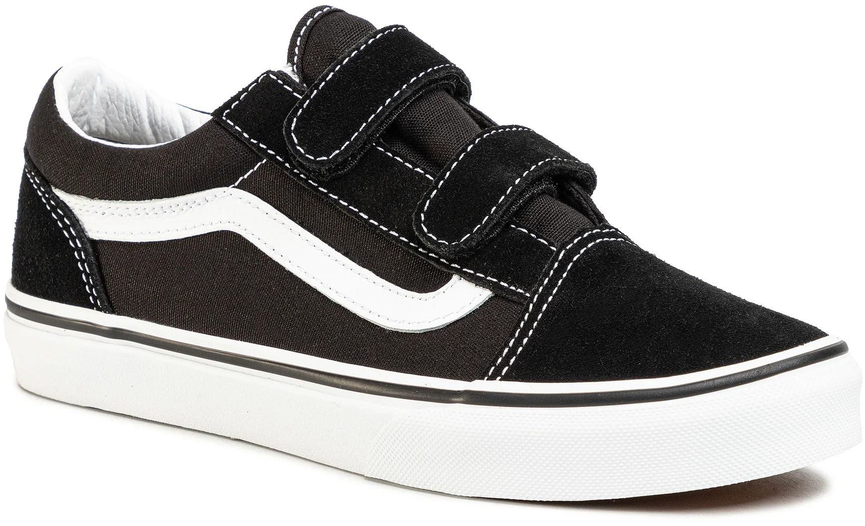 Кеды для мальчиков Vans Old Skool VN000VHE6BT1 27 (10,5 US) черные фото 3