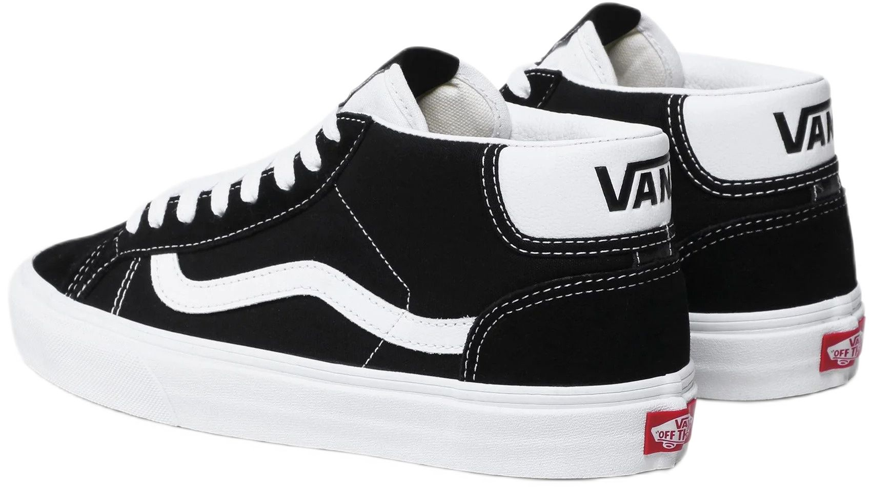 Кеды Vans Mid Skool VN0A3TKF6BT1 43 (10 US) черно-белые фото 7