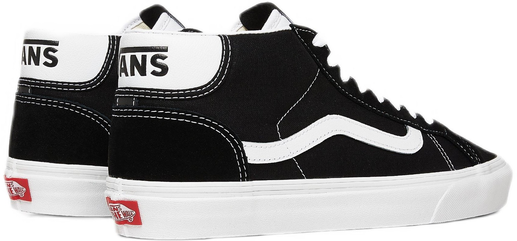 Кеды Vans Mid Skool VN0A3TKF6BT1 43 (10 US) черно-белые фото 6