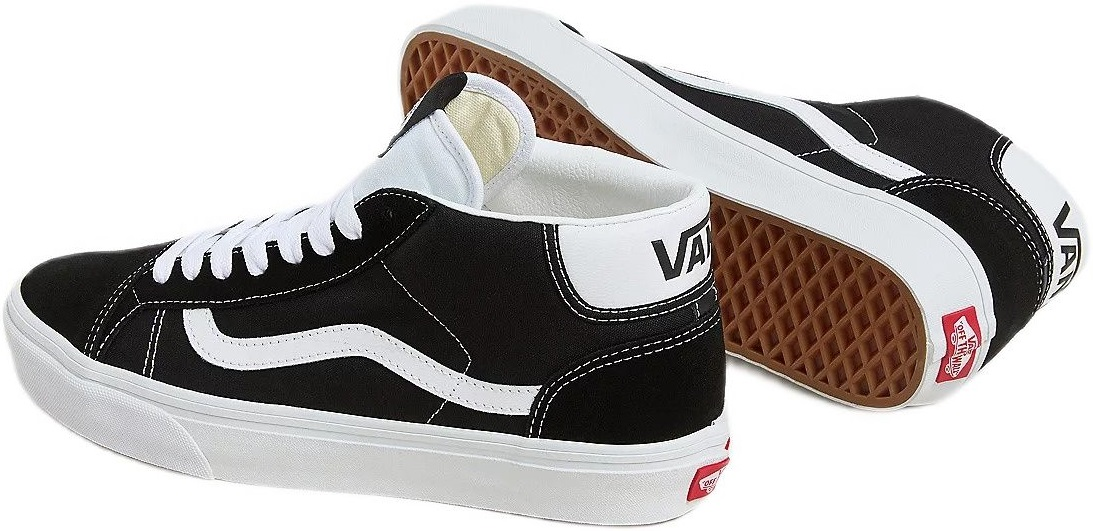 Кеды Vans Mid Skool VN0A3TKF6BT1 43 (10 US) черно-белые фото 8