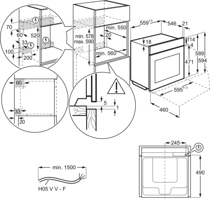 Духовой шкаф Electrolux EOB8S39H фото 2