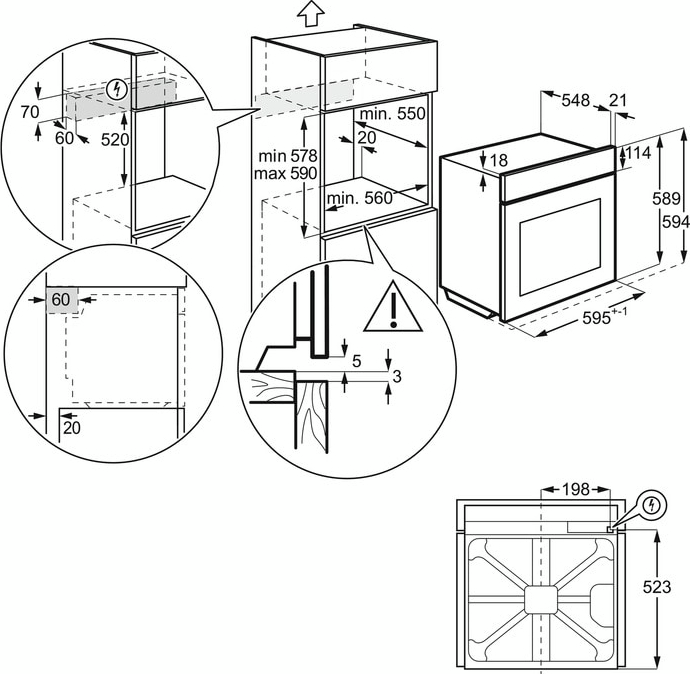 Духовой шкаф Electrolux KOCBP39H фото 2