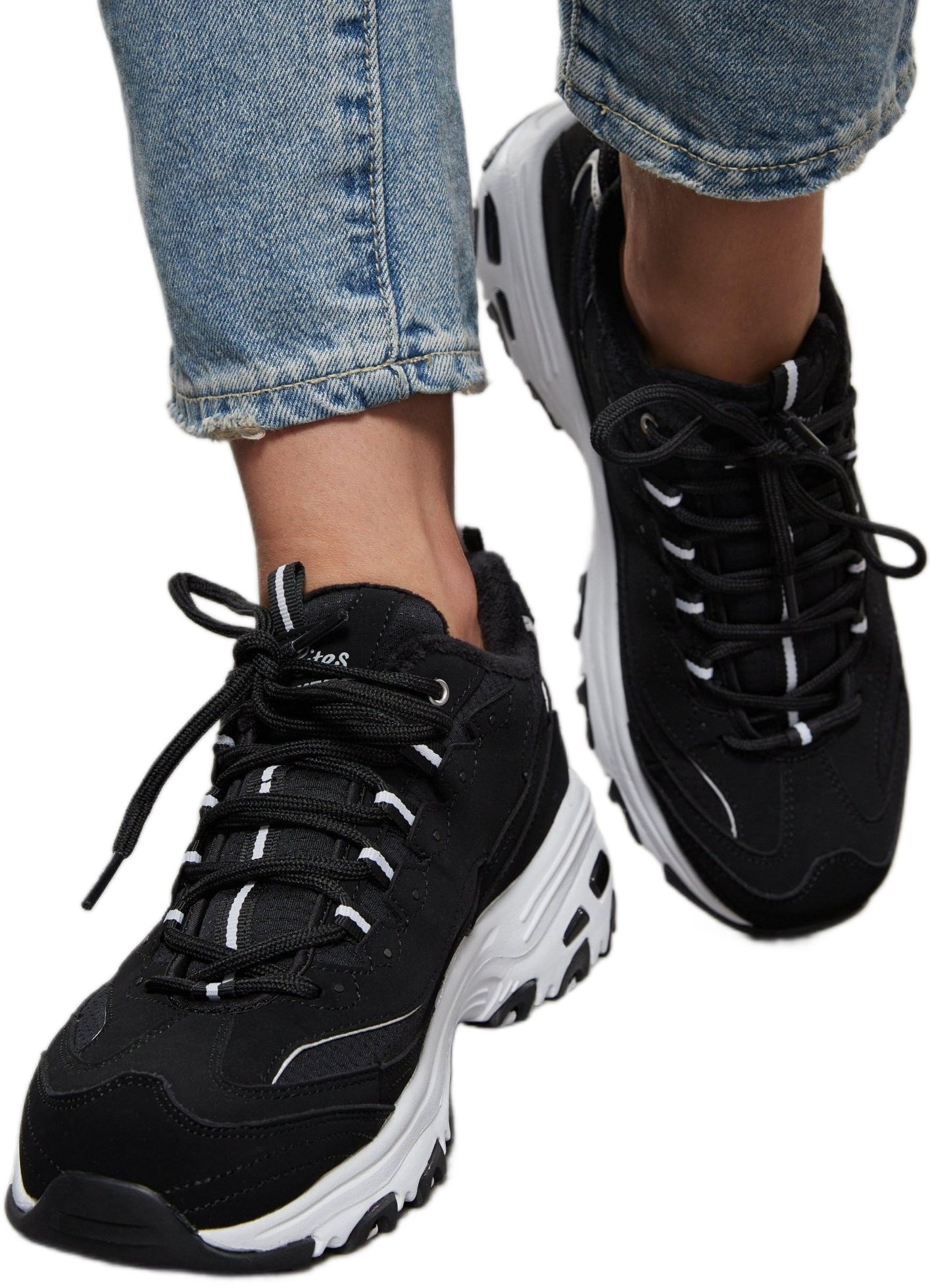 Кросівки жіночі Skechers D'Lites Freeze Talk 66666125 BLK 39 (9 US) чорніфото7