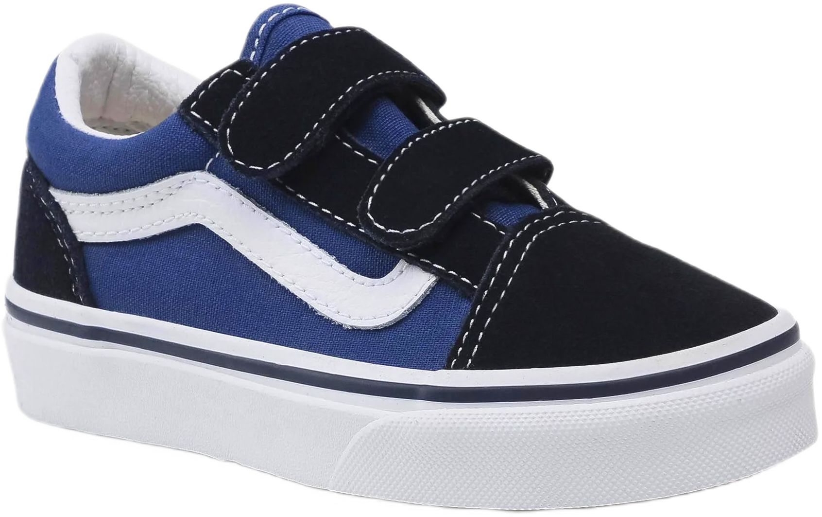 Кеды для мальчиков Vans Old Skool V VN000VHENWD1 34 (3 US) синие фото 3