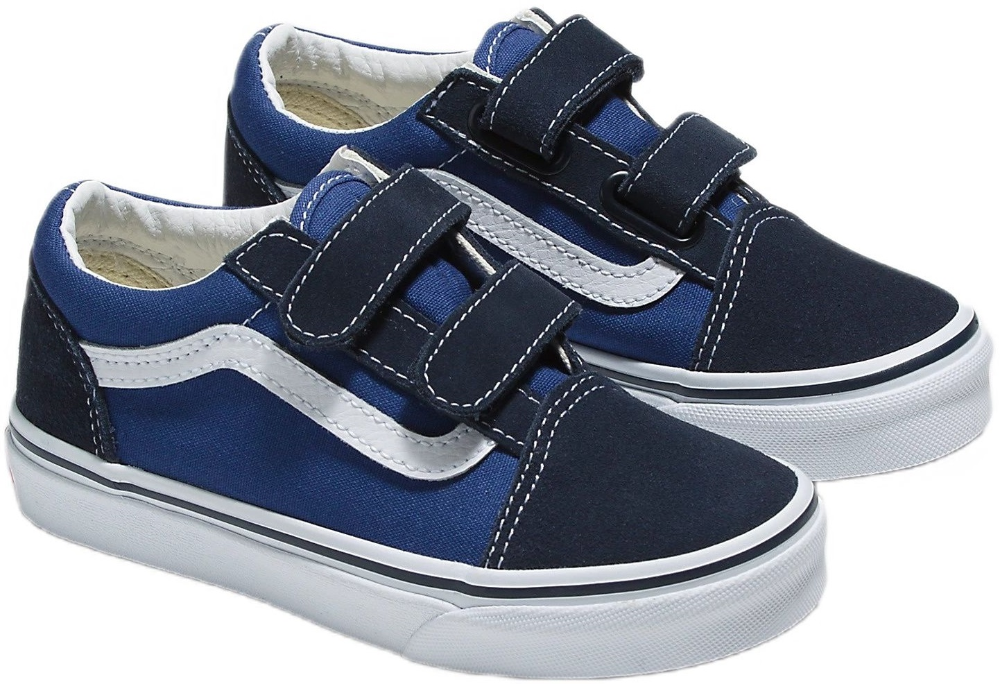 Кеды для мальчиков Vans Old Skool V VN000VHENWD1 34 (3 US) синие фото 6