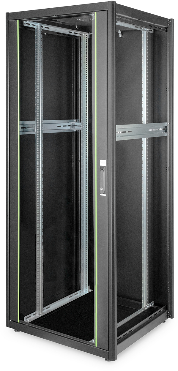 Шкаф DIGITUS 19", 42U, Network Dynamic Basic, 800x800 мм, 600кг максимально, черный (DN-1942U-8/8-D-B) фото 