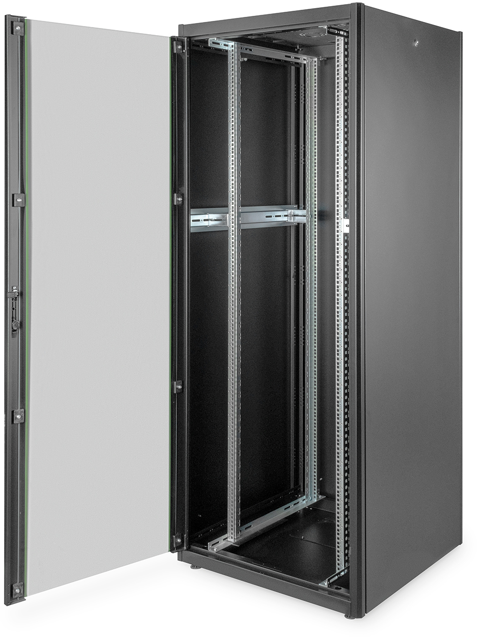 Шкаф DIGITUS 19", 42U, Network Dynamic Basic, 800x800 мм, 600кг максимально, черный (DN-1942U-8/8-D-B) фото 